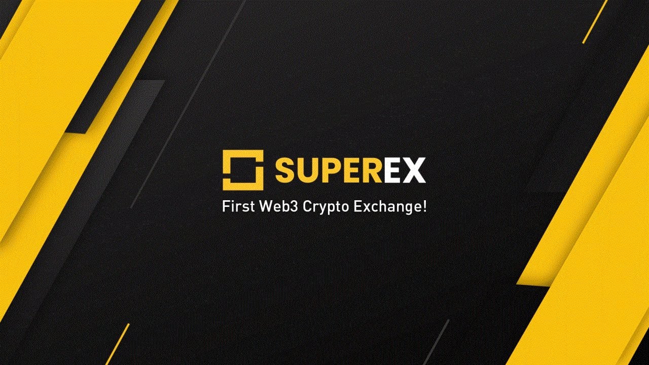 Superex login interface screenshot showing dashboard and wallet
